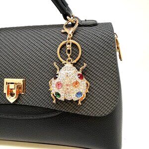 😍TREND ALERT NEW! Lady Bug Crystal  Handbag Charm